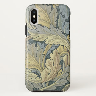 William Morris Acanthus Leaves Floral Art Nouveau iPhone X Case