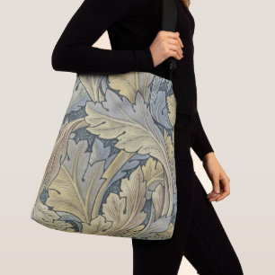 William Morris Acanthus Leaves Floral Art Nouveau Crossbody Bag