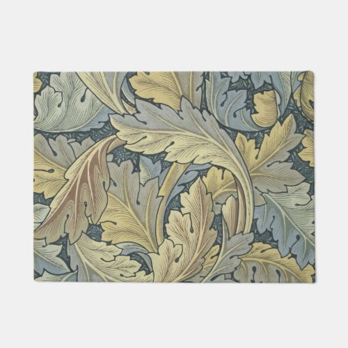 William Morris Acanthus Leaves Floral Art Nouveau Doormat