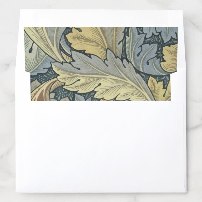 William Morris Acanthus Leaves Floral Art Nouveau Envelope Liner (In Envelope)