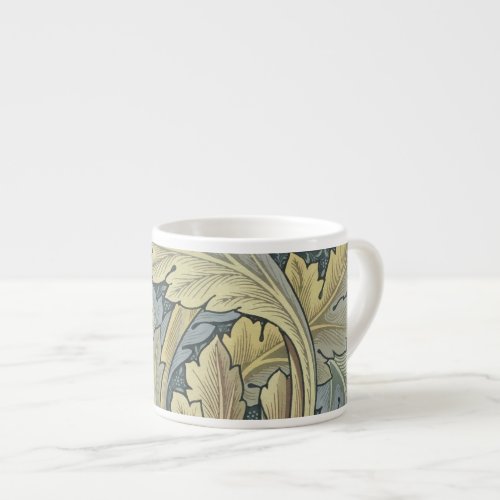William Morris Acanthus Leaves Floral Art Nouveau Espresso Cup
