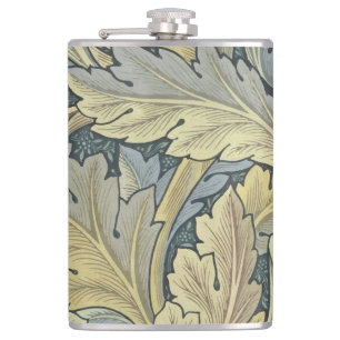 William Morris Acanthus Leaves Floral Art Nouveau Flask