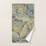 William Morris Acanthus Leaves Floral Art Nouveau Hand Towel at Zazzle