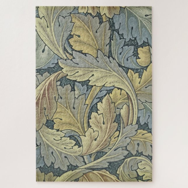 William Morris Acanthus Leaves Floral Art Nouveau Jigsaw Puzzle (Vertical)