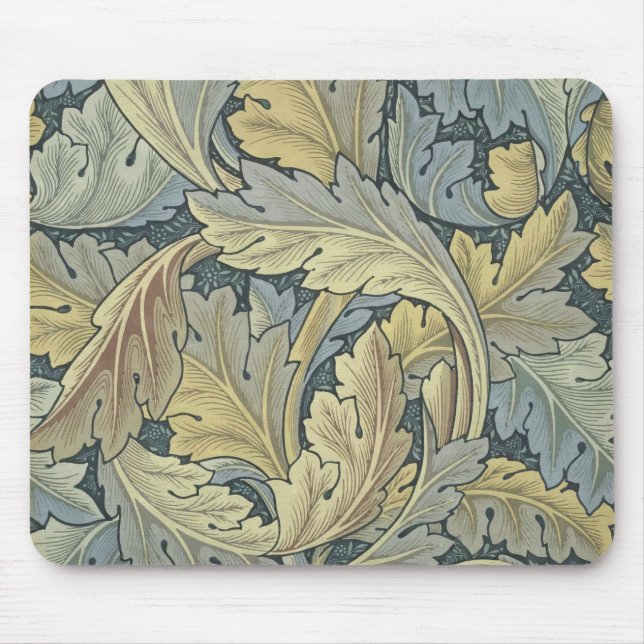 William Morris Acanthus Leaves Floral Art Nouveau Mouse Pad (Front)