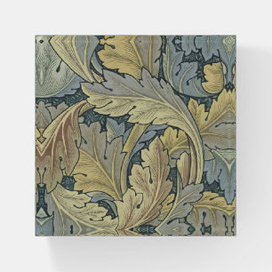 William Morris Acanthus Leaves Floral Art Nouveau Paperweight