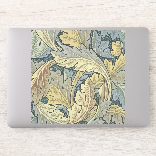 William Morris Acanthus Leaves Floral Art Nouveau Sticker (Computer)
