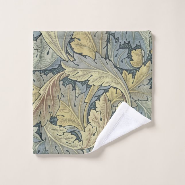 William Morris Acanthus Leaves Floral Art Nouveau Wash Cloth (Wash Cloth)