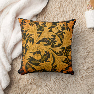 William Morris Acanthus Leaves Throw Pillow