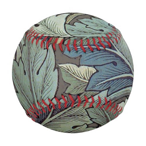 William Morris Acanthus Sage Flower Floral Botanic Baseball