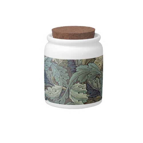 William Morris Acanthus Sage Flower Floral Botanic Candy Jar