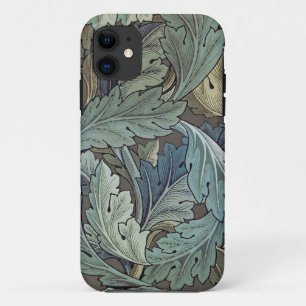 William Morris Acanthus Sage Flower Floral Botanic iPhone 11 Case
