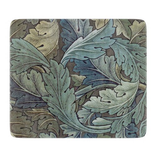 William Morris Acanthus Sage Flower Floral Botanic Cutting Board