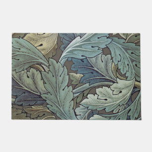 William Morris Acanthus Sage Flower Floral Botanic Doormat