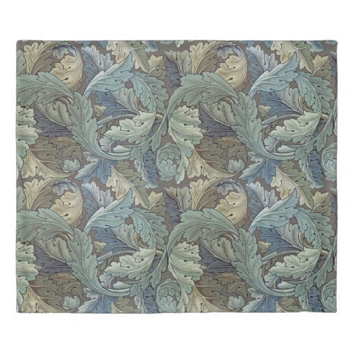 William Morris Acanthus Sage Flower Floral Botanic Duvet Cover