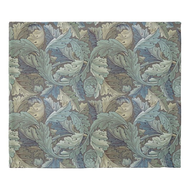 William Morris Acanthus Sage Flower Floral Botanic Duvet Cover (Front)