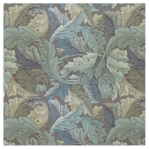 William Morris Acanthus Sage Flower Floral Botanic Fabric