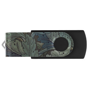 William Morris Acanthus Sage Flower Floral Botanic Flash Drive