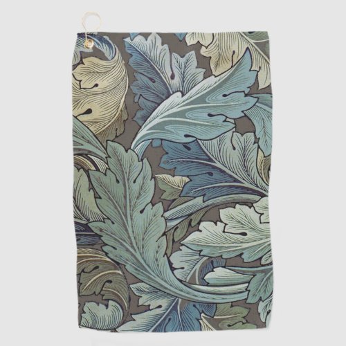 William Morris Acanthus Sage Flower Floral Botanic Golf Towel