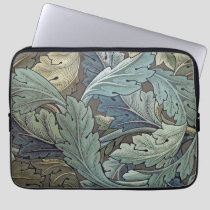 William Morris Acanthus Sage Flower Floral Botanic Laptop Sleeve