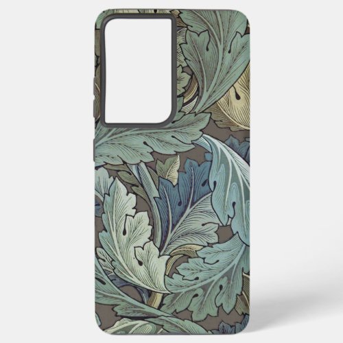 William Morris Acanthus Sage Flower Floral Botanic Samsung Galaxy S21 Ultra Case