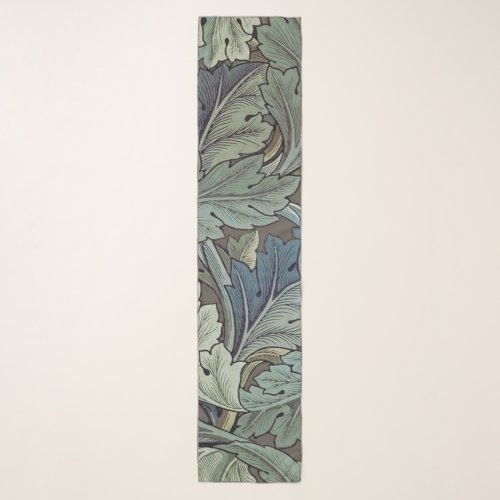 William Morris Acanthus Sage Flower Floral Botanic Scarf