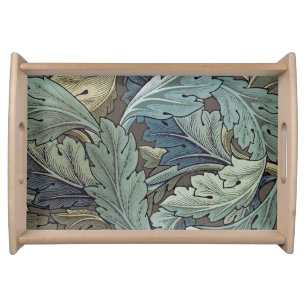 William Morris Acanthus Sage Flower Floral Botanic Serving Tray