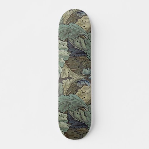 William Morris Acanthus Sage Flower Floral Botanic Skateboard