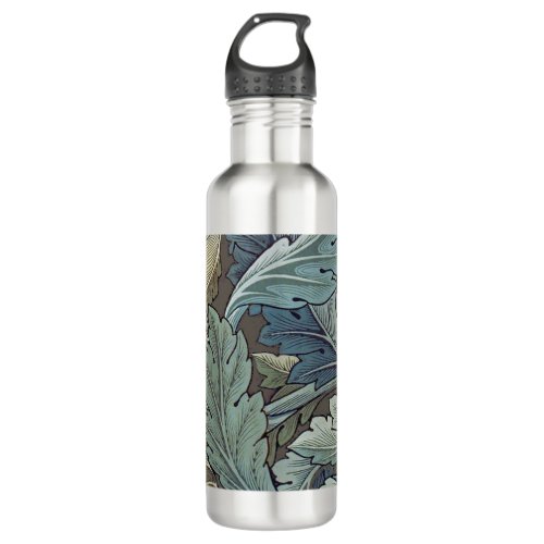 William Morris Acanthus Sage Flower Floral Botanic Stainless Steel Water Bottle