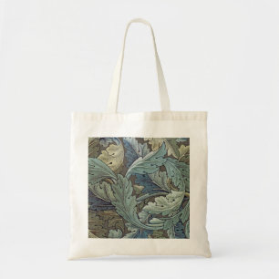 William Morris Acanthus Sage Flower Floral Botanic Tote Bag