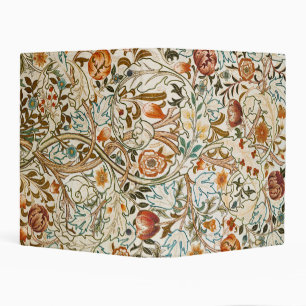 William Morris Acanthus Vintage Floral Art Mini Binder