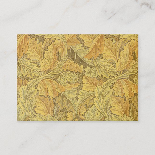 William Morris Acanthus Wallpaper Business Card (Front)
