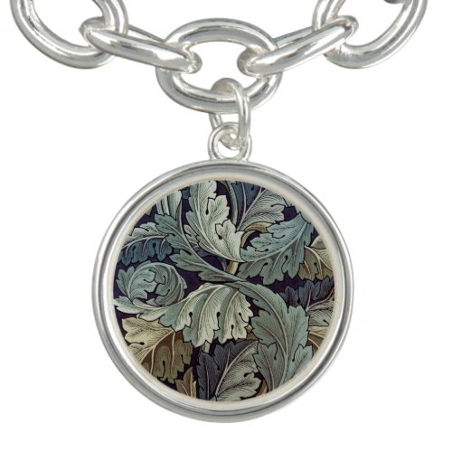 William Morris Acanthus Wallpaper Leaves Bracelet