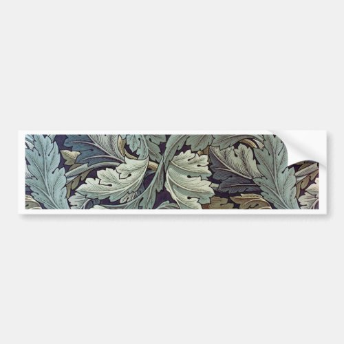 William Morris Acanthus Wallpaper Leaves Bumper Sticker