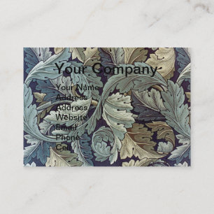 William Morris Acanthus Wallpaper Leaves Business Card