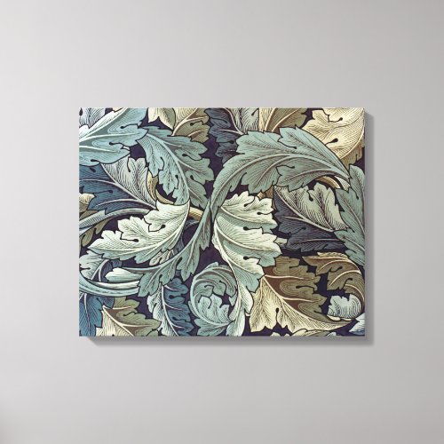 William Morris Acanthus Wallpaper Leaves Canvas Print