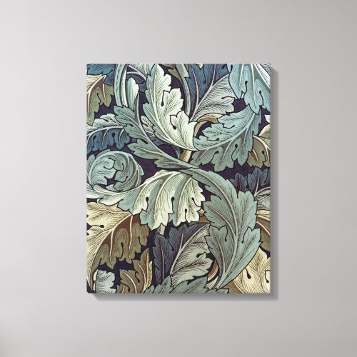 William Morris Acanthus Wallpaper Leaves Canvas Print