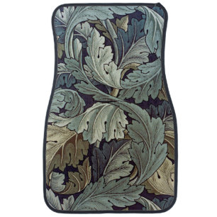 William Morris Acanthus Wallpaper Leaves Car Mat