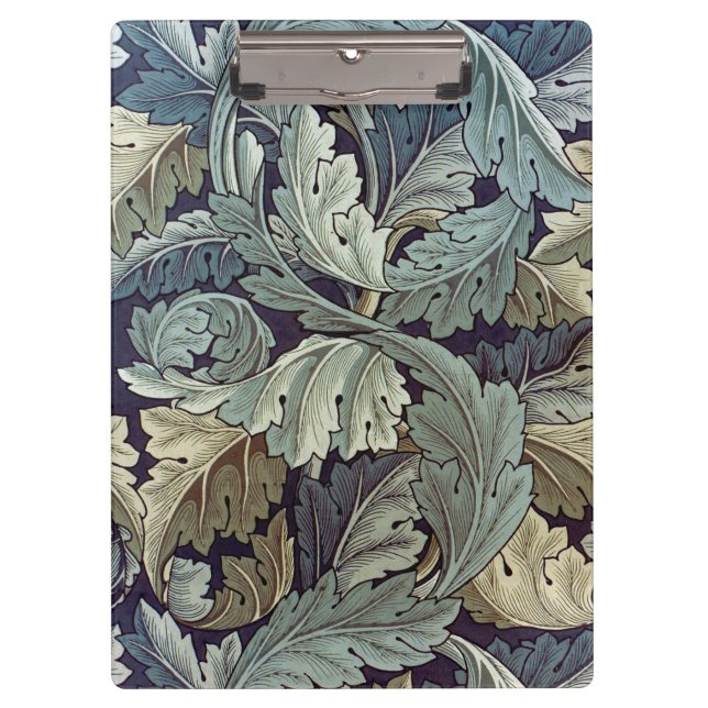 William Morris Acanthus Wallpaper Leaves Clipboard (Front)