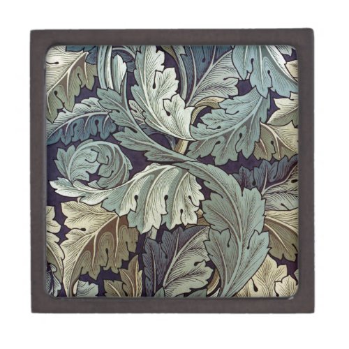 William Morris Acanthus Wallpaper Leaves Keepsake Box