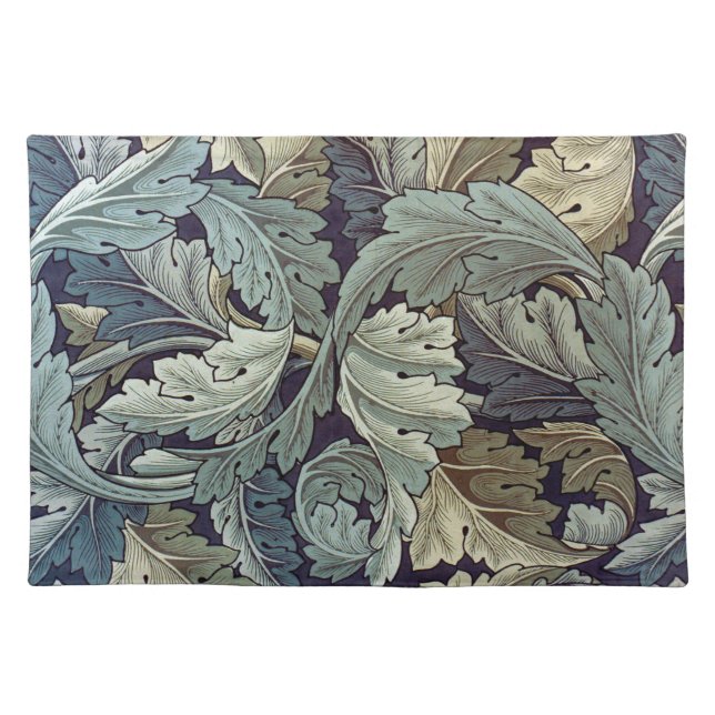 William Morris Acanthus Wallpaper Leaves Placemat (Front)