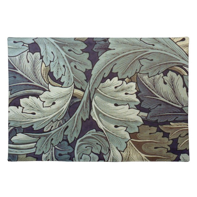 William Morris Acanthus Wallpaper Leaves Placemat (Front)