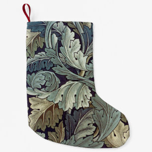 William Morris Acanthus Wallpaper Leaves Small Christmas Stocking