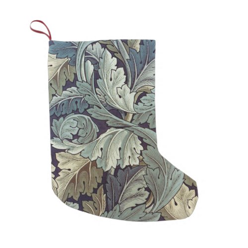 William Morris Acanthus Wallpaper Leaves Small Christmas Stocking