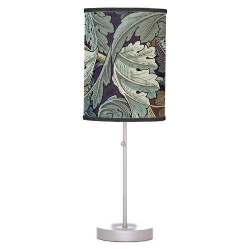 William Morris Acanthus Wallpaper Leaves Table Lamp