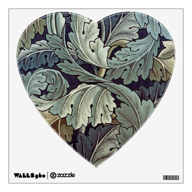 William Morris Acanthus Wallpaper Leaves Wall Sticker (Front)