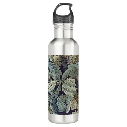 William Morris Acanthus Wallpaper Leaves Water Bottle