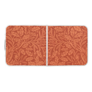 William Morris Acorn Wallpaper Nature Design Beer Pong Table