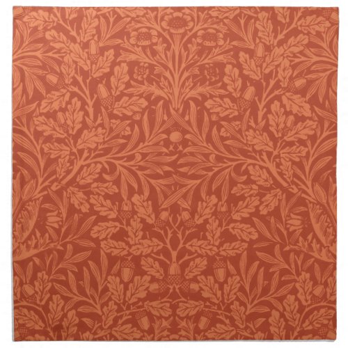 William Morris Acorn Wallpaper Nature Design Cloth Napkin
