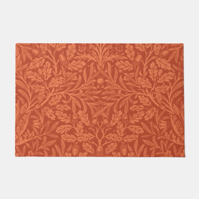 William Morris Acorn Wallpaper Nature Design Doormat (Front)